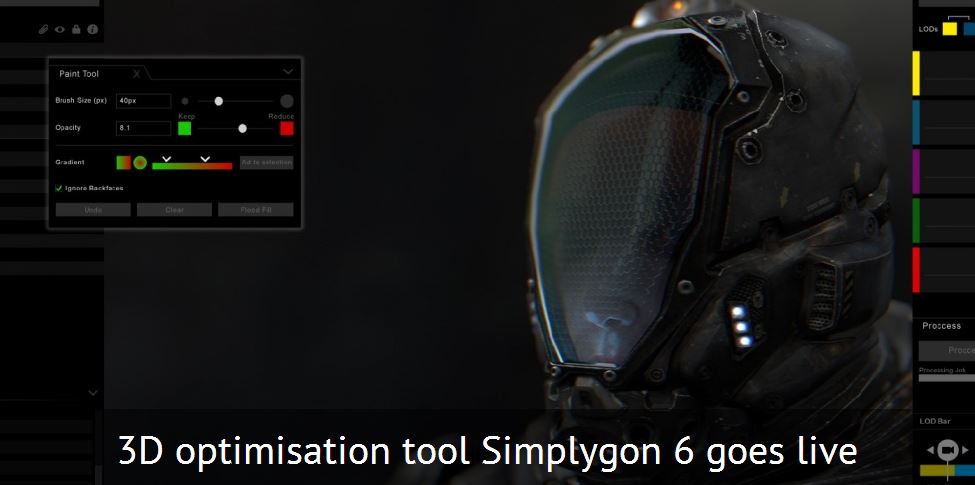 Simplygon release V6 of their 3D optimisation software